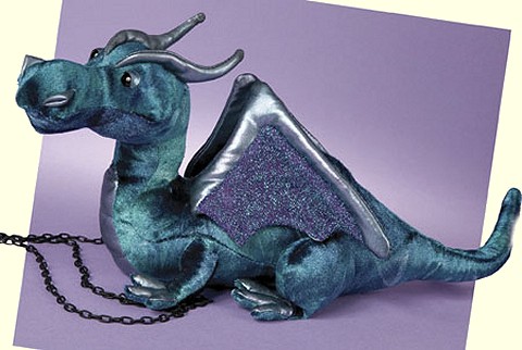 giant blue dragon stuffed animal