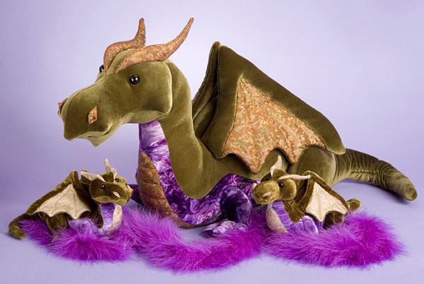 large dragon stuffed animal
