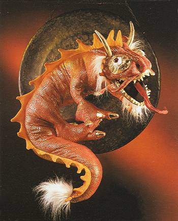 Folkmanis Stuffed Red Dragon