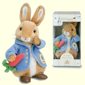 Collectible Peter Rabbit Stuffed Animal