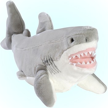large shark stuffed animal